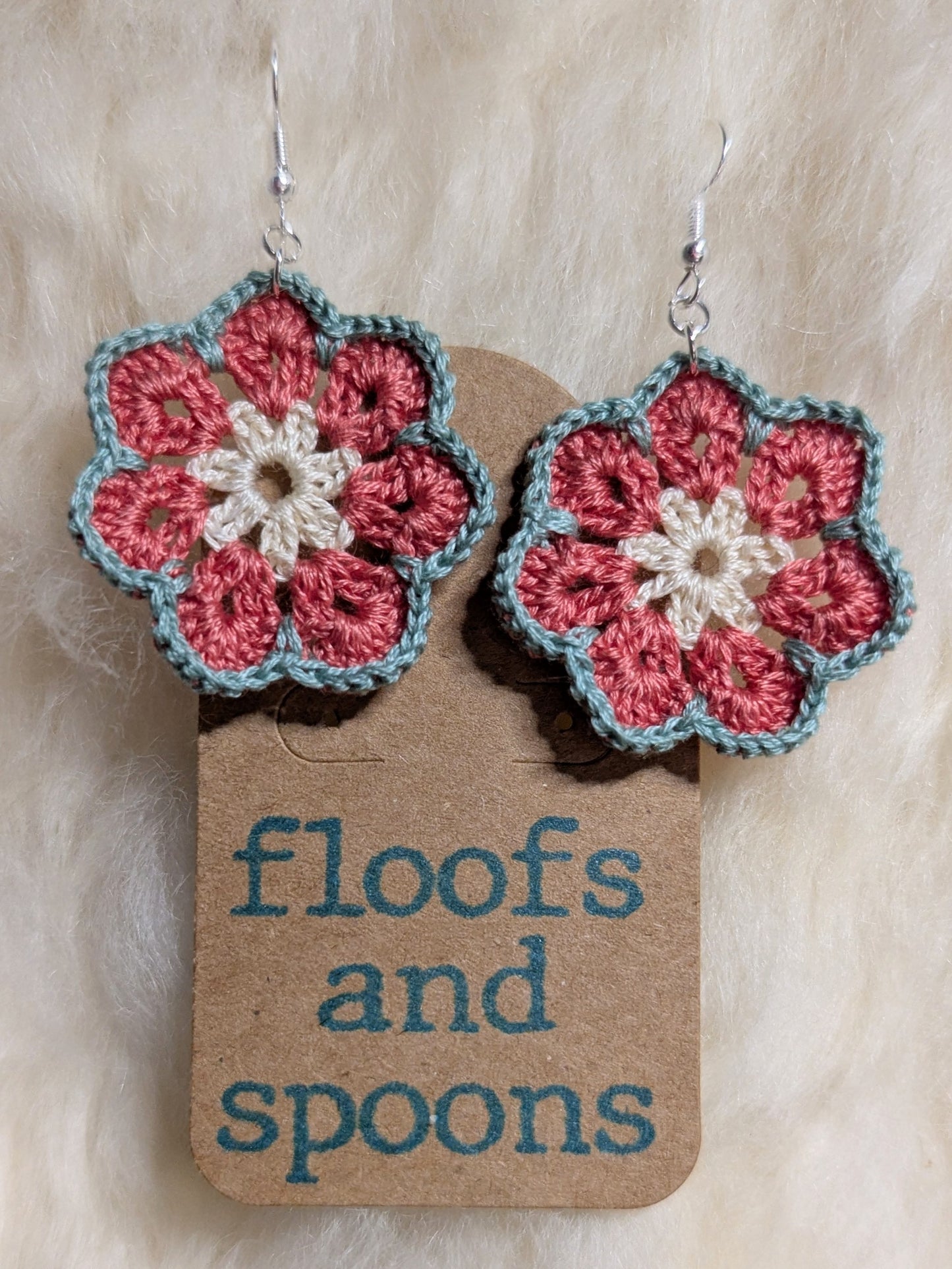 White, light coral, light sage African violet (s)