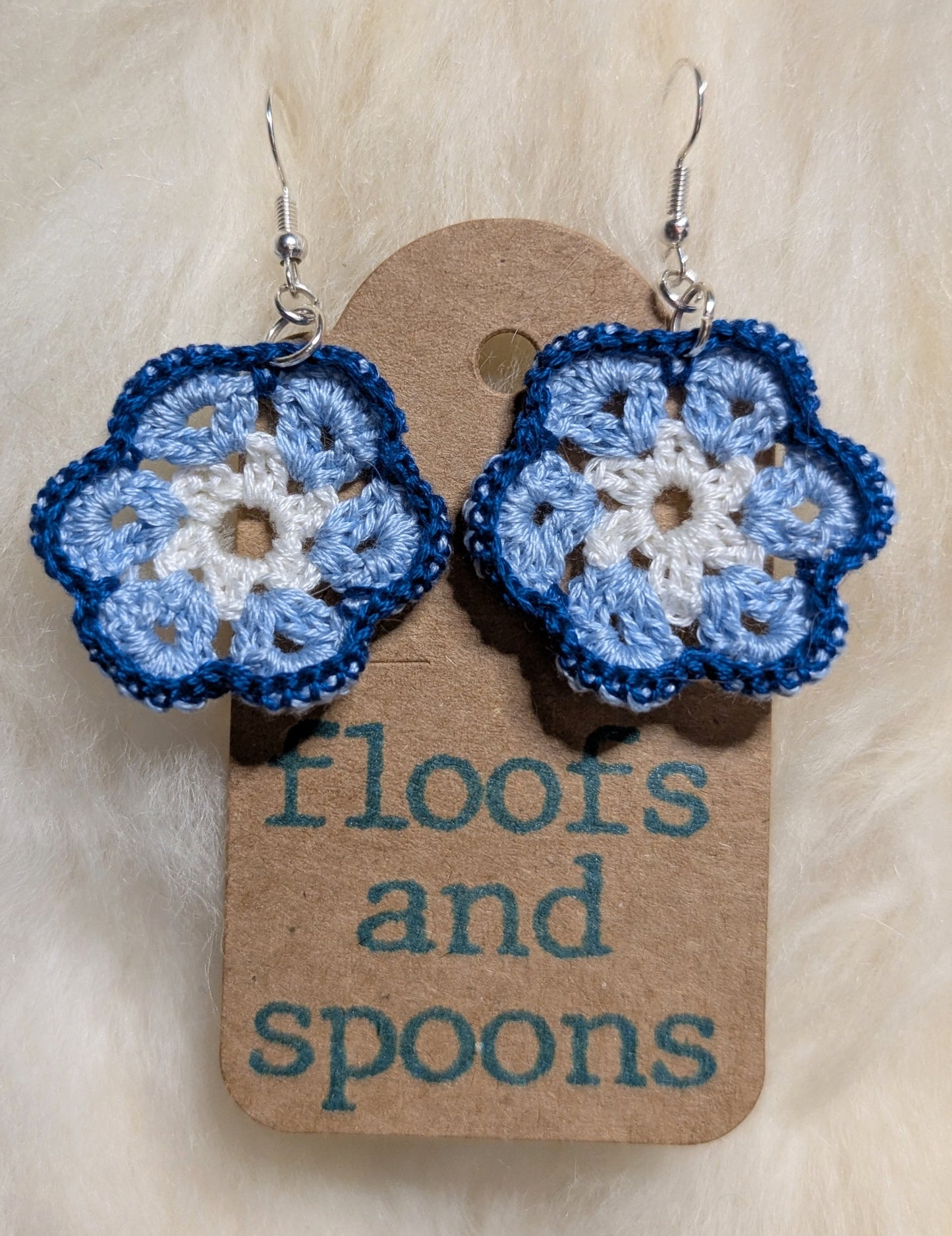 White, light blue, dark blue African violets (s)