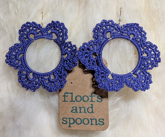 Purple lacy flowers (XXL)