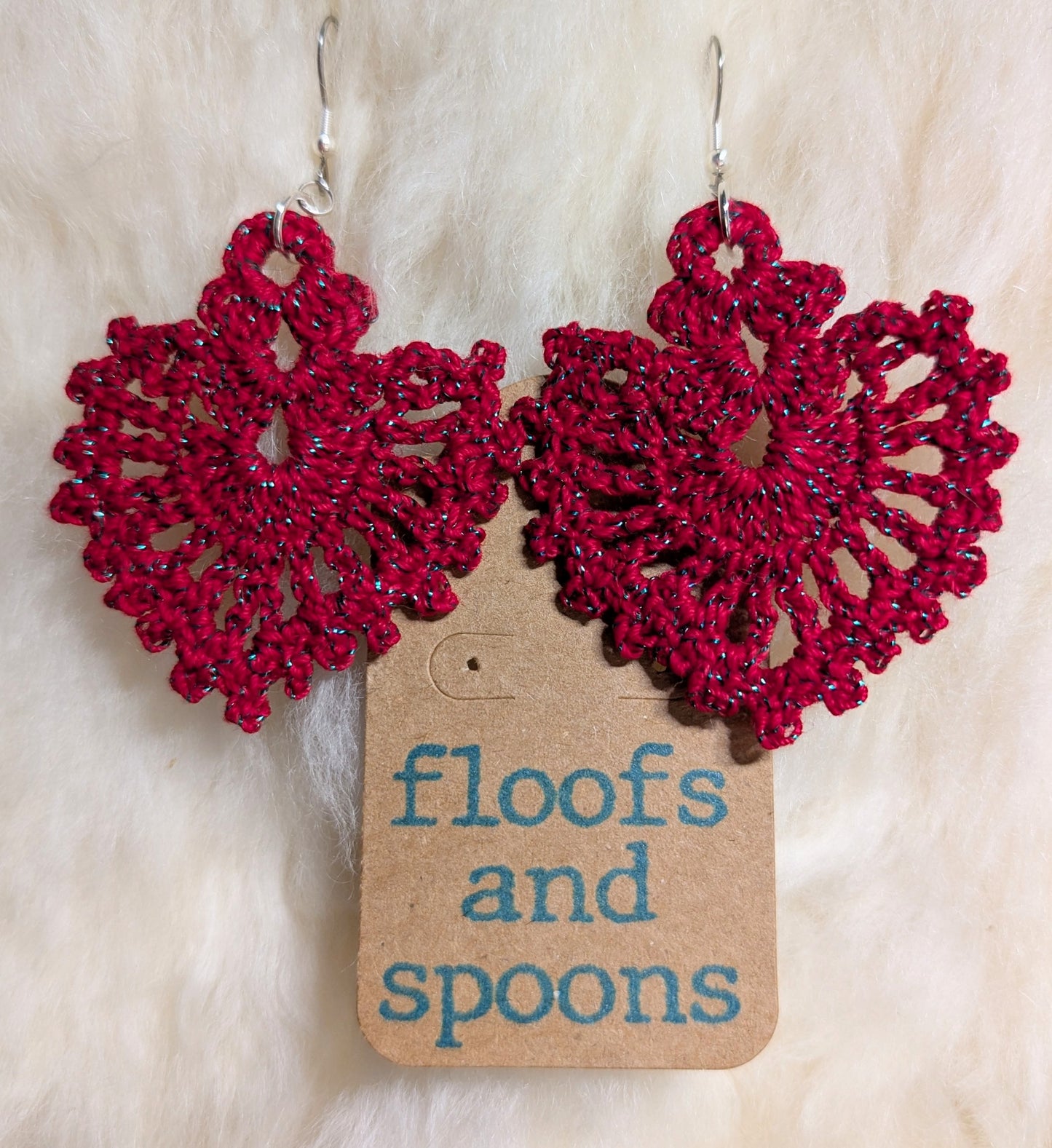 Red and green sparkle drops (L)