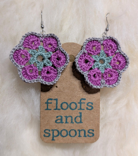 Sage, pink/purple, grey African violets (m)