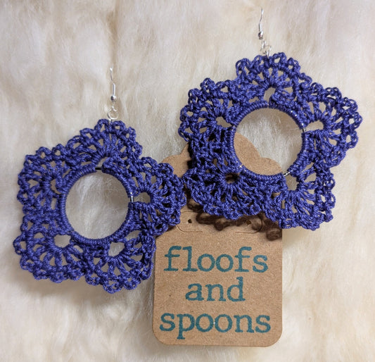 Purple lacy flowers (XL)