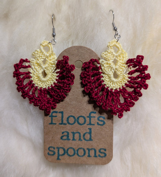 Cream and red drops (m)